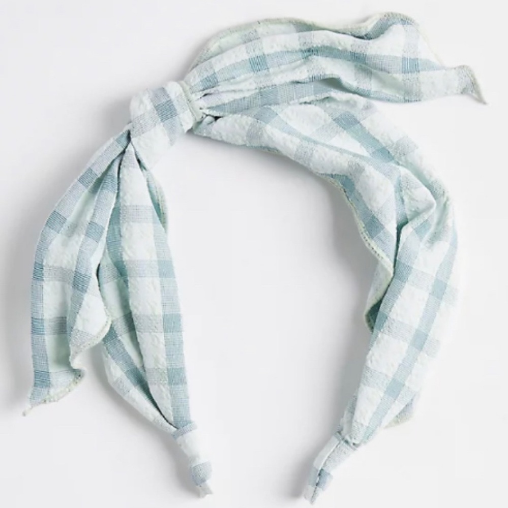 π Green Plaid Bow Hair Headband NWT Torrid New!